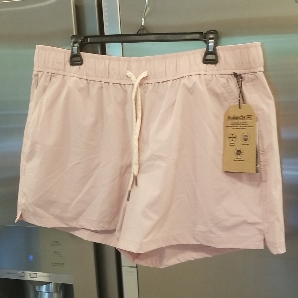 💕AVALANCHE💕 Drawstring Shorts ~ Light Pink XL NWT